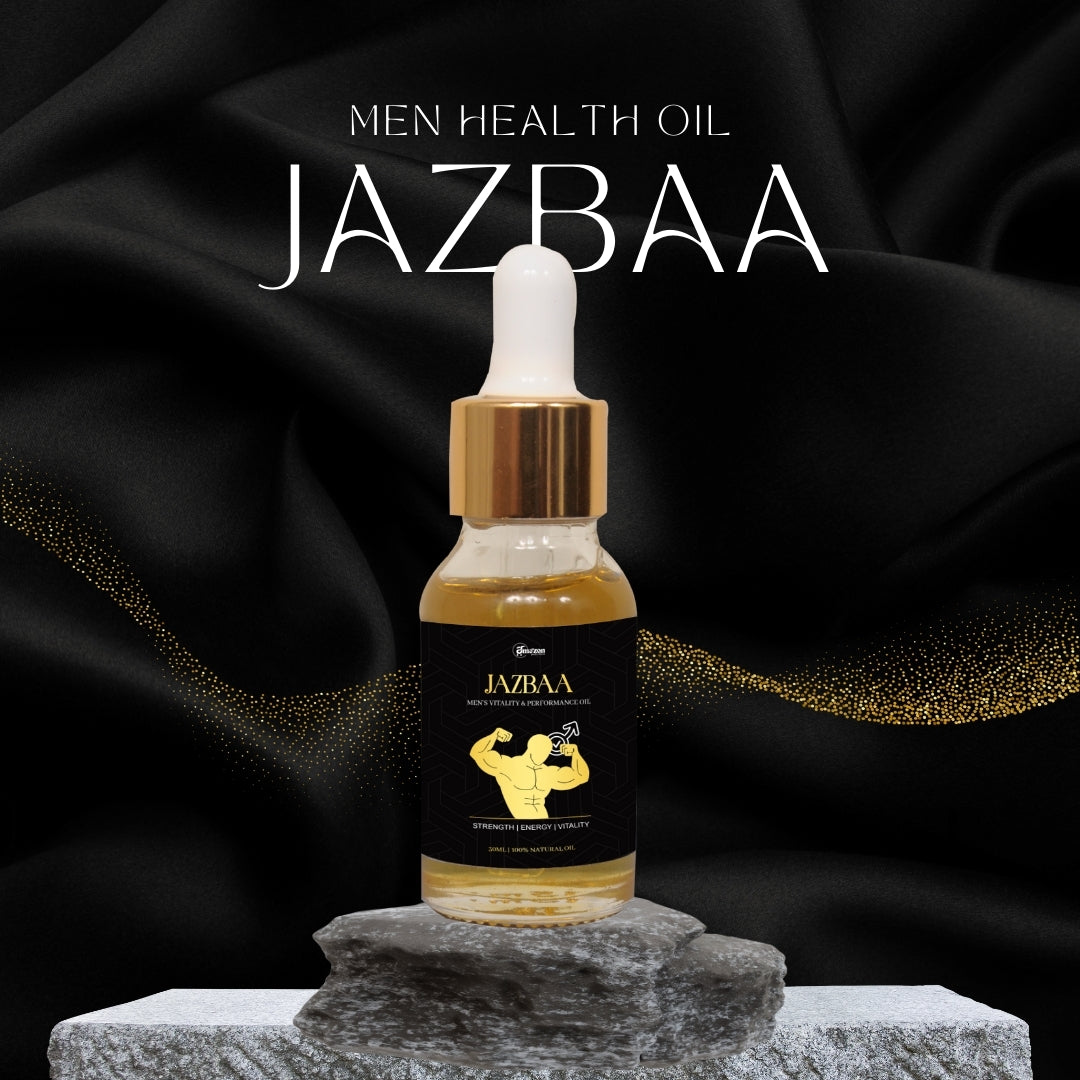 Jazbaa Men’s Vitality & Performance Oil – 100% Natural Herbal Formula (15ML)