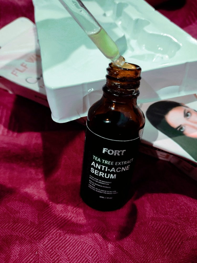 FORT Salicylic Acid Serum – Anti-Acne Face Serum & Dark Spot Correcting Serum for Glowing Skin | Acne Skin Care Products 30ml